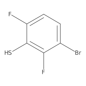 3-Bromo-2,6-difluorobenzenethiol结构式
