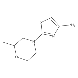 2-(2-Methylmorpholino)thiazol-4-amine Structure