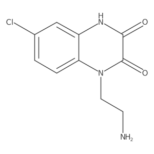 1-(2-aminoethyl)-6-chloro-3-hydroxyquinoxalin-2(1H)-one Structure