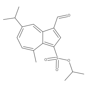 Isopropyl 3-formyl-5-isopropyl-8-methylazulene-1-sulfonate结构式