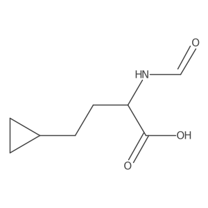 4-Cyclopropyl-2-formamidobutanoic acid Structure