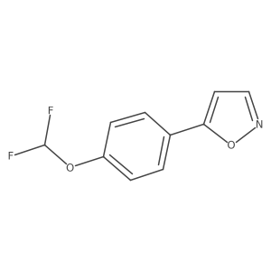 5-[4-(Difluoromethoxy)phenyl]-1,2-oxazole Structure