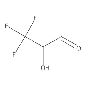 3,3,3-Trifluoro-2-hydroxypropanal结构式