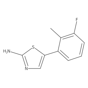 5-(3-Fluoro-2-methylphenyl)thiazol-2-amine Structure