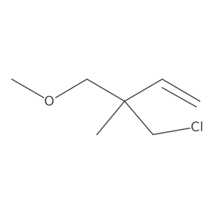 3-(Chloromethyl)-4-methoxy-3-methylbut-1-ene结构式