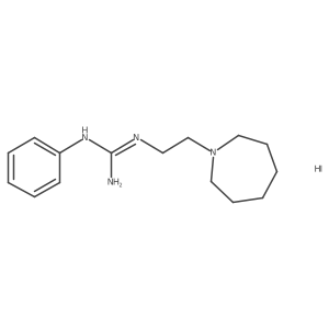 2-[2-(Azepan-1-yl)ethyl]-1-phenylguanidine;hydroiodide Structure