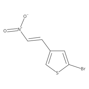 2-Bromo-4-(2-nitroethenyl)thiophene Structure