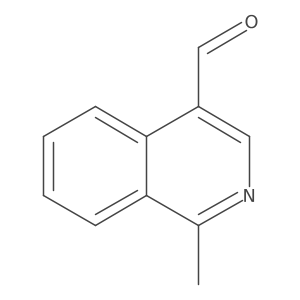 1-Methyl-4-isoquinolinecarboxaldehyde结构式