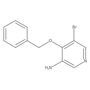 4-(Benzyloxy)-5-bromopyridin-3-amine结构式
