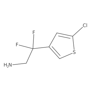 2-(5-Chlorothiophen-3-yl)-2,2-difluoroethan-1-amine Structure