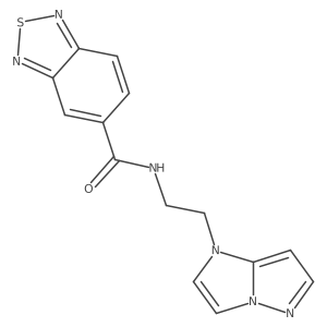 N-(2-(1H-imidazo[1,2-b]pyrazol-1-yl)ethyl)benzo[c][1,2,5]thiadiazole-5-carboxamide Structure