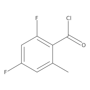 2,4-Difluoro-6-methylbenzoyl chloride结构式