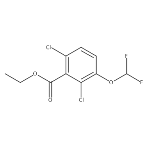 Ethyl 2,6-dichloro-3-(difluoromethoxy)benzoate Structure