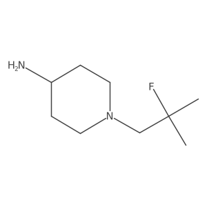 1-(2-Fluoro-2-methylpropyl)piperidin-4-amine Structure