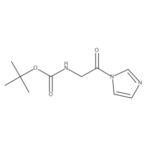 tert-butyl N-(2-imidazol-1-yl-2-oxoethyl)carbamate Structure
