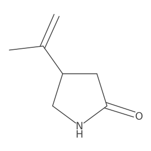 4-(Prop-1-en-2-yl)pyrrolidin-2-one Structure