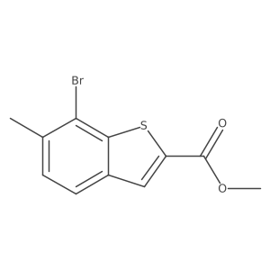 Methyl 7-bromo-6-methylbenzo[b]thiophene-2-carboxylate Structure