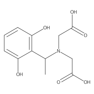 2,2'-((1-(2,6-Dihydroxyphenyl)ethyl)azanediyl)diacetic acid Structure