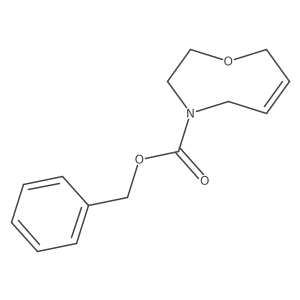 Benzyl 2,3,5,8-tetrahydro-4H-1,4-oxazocine-4-carboxylate Structure
