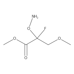 Methyl 2-(aminooxy)-2-fluoro-3-methoxypropanoate结构式