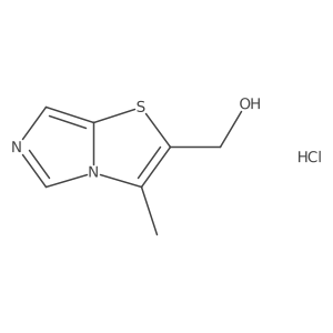 {3-Methylimidazo[4,3-b][1,3]thiazol-2-yl}methanol hydrochloride Structure