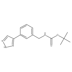 Tert-butyl (3-(1H-1,2,3-triazol-5-yl)benzyl)carbamate Structure