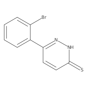 6-(2-Bromophenyl)pyridazine-3-thiol结构式