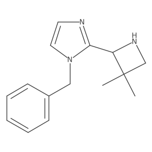 1-benzyl-2-(3,3-dimethylazetidin-2-yl)-1H-imidazole Structure