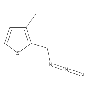 2-(Azidomethyl)-3-methylthiophene Structure