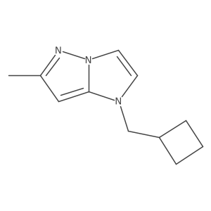 1-(cyclobutylmethyl)-6-methyl-1H-imidazo[1,2-b]pyrazole Structure