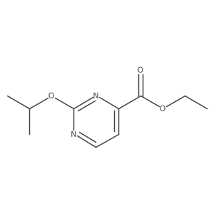 Ethyl 2-(propan-2-yloxy)pyrimidine-4-carboxylate Structure
