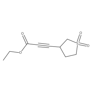 Ethyl 3-(1,1-dioxo-1lambda6-thiolan-3-yl)prop-2-ynoate结构式