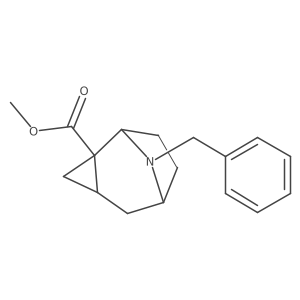 methyl (6S)-9-benzyl-9-azatricyclo[4.2.1.0,2,4]nonane-2-carboxylate Structure