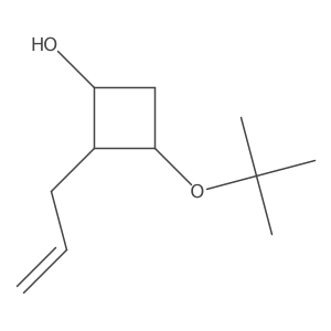 2-Allyl-3-(tert-butoxy)cyclobutan-1-ol结构式
