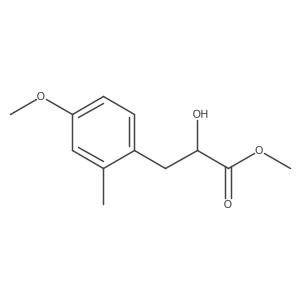 Methyl 2-hydroxy-3-(4-methoxy-2-methylphenyl)propanoate Structure