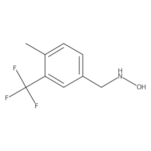 N-{[4-methyl-3-(trifluoromethyl)phenyl]methyl}hydroxylamine结构式