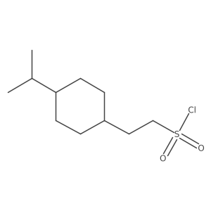 2-[4-(Propan-2-yl)cyclohexyl]ethane-1-sulfonyl chloride结构式