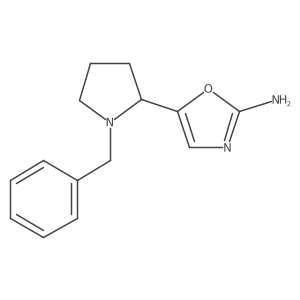 5-(1-Benzylpyrrolidin-2-yl)-1,3-oxazol-2-amine Structure