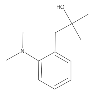 1-[2-(Dimethylamino)phenyl]-2-methylpropan-2-ol结构式