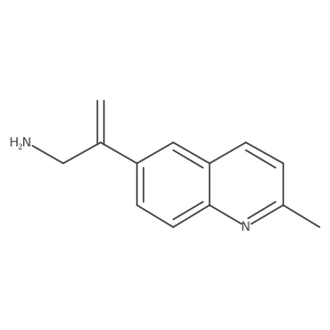 2-(2-Methylquinolin-6-yl)prop-2-en-1-amine Structure