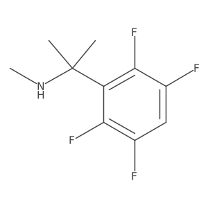 Methyl[2-(2,3,5,6-tetrafluorophenyl)propan-2-yl]amine Structure