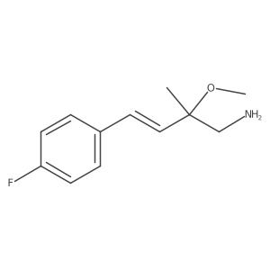 4-(4-Fluorophenyl)-2-methoxy-2-methylbut-3-en-1-amine Structure