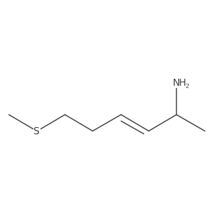 6-(Methylsulfanyl)hex-3-en-2-amine Structure