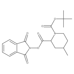 1-tert-butyl 2-(1,3-dioxo-2,3-dihydro-1H-isoindol-2-yl) 4-methylpiperidine-1,2-dicarboxylate Structure