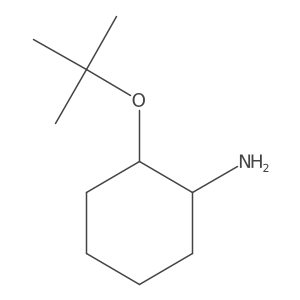 (1S,2S)-2-(tert-butoxy)cyclohexan-1-amine结构式