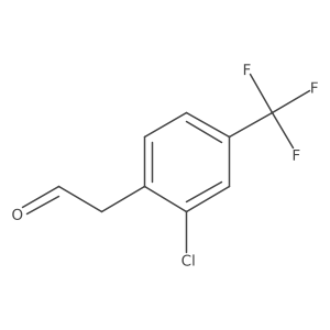 2-(2-Chloro-4-(trifluoromethyl)phenyl)acetaldehyde结构式