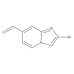 2-Bromo-imidazo[1,2-a]pyridine-7-carbaldehyde结构式