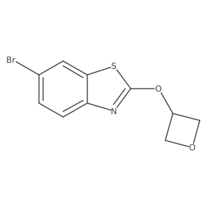 6-Bromo-2-(oxetan-3-yloxy)benzo[d]thiazole结构式