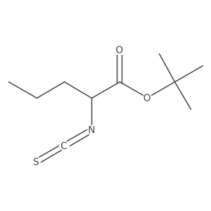 Tert-butyl 2-isothiocyanatopentanoate Structure