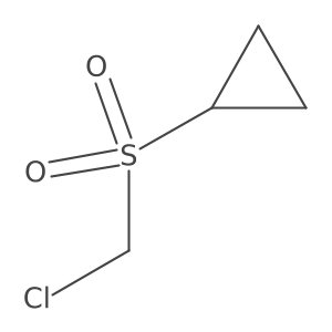 Chloromethanesulfonylcyclopropane结构式